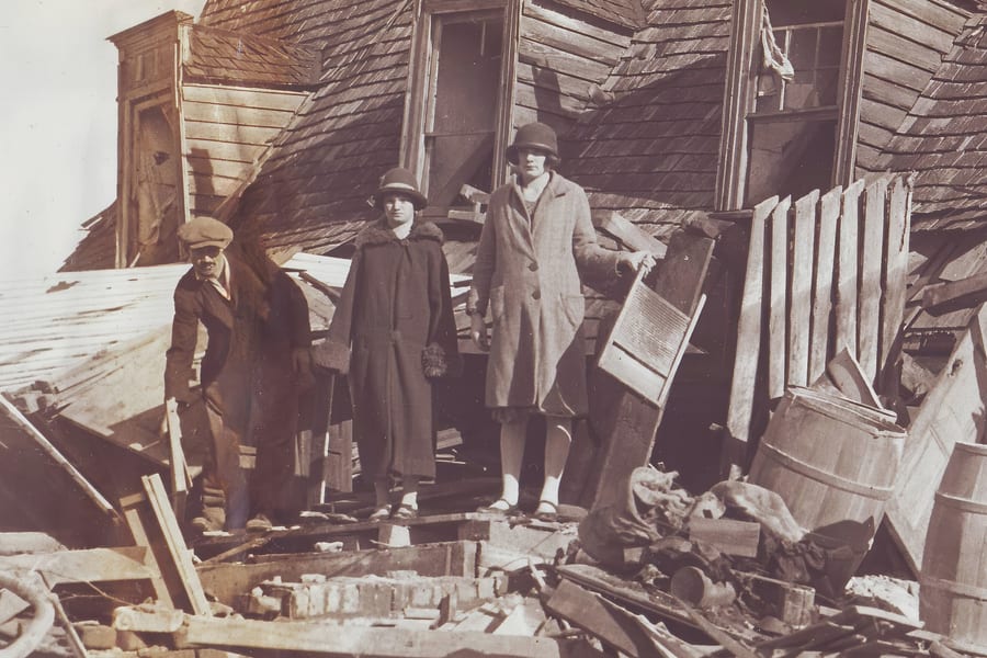 La Plata 1926 tornado aftermath